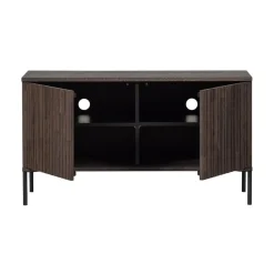 WOOOD Industriele Kasten|Tv Meubels|New Gravure Tv meubel essen fineer espresso 100 cm