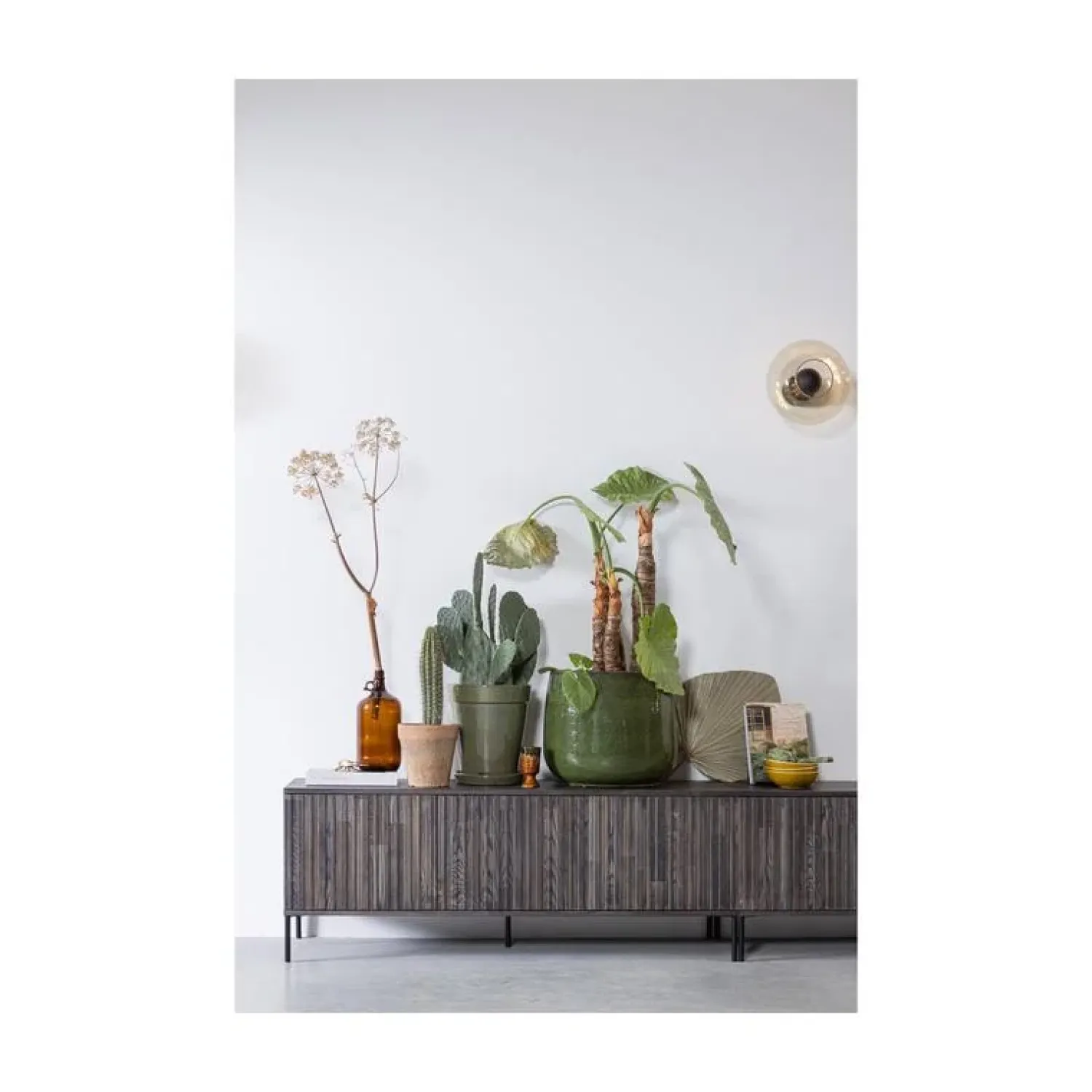 WOOOD Industriele Kasten|Tv Meubels|New Gravure Tv meubel essen fineer espresso 100 cm