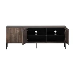 WOOOD Industriele Kasten|Tv Meubels|New Gravure Tv meubel essen fineer espresso 150 cm