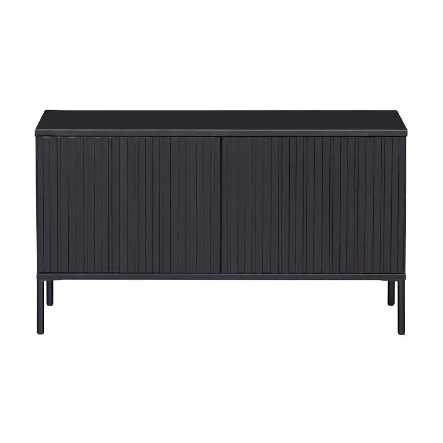 WOOOD Industriele Kasten|Tv Meubels|New Gravure Tv meubel grenen zwart 100 cm