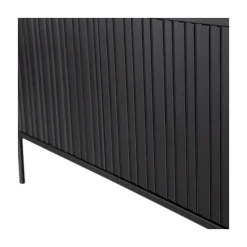 WOOOD Industriele Kasten|Tv Meubels|New Gravure Tv meubel grenen zwart 150 cm