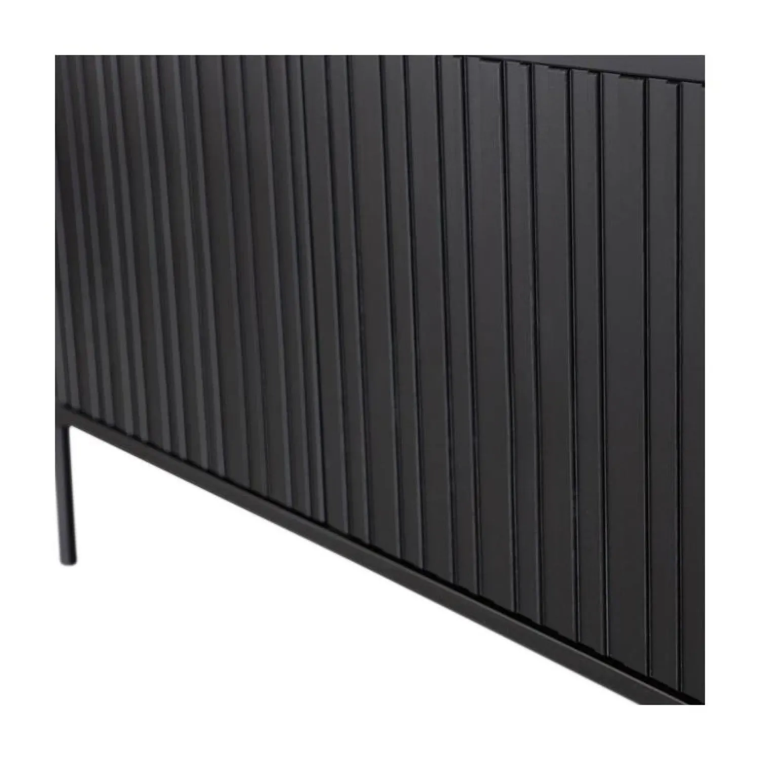 WOOOD Industriele Kasten|Tv Meubels|New Gravure Tv meubel grenen zwart 150 cm