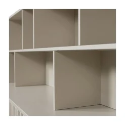WOOOD Wandkasten|Industriele Kasten|New Gravure Wandkast grenen dust 200 cm