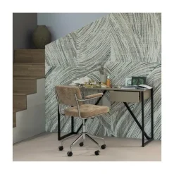 WOOOD Bureautafels|New Julius Bureau Dennenhout Mud 126cm
