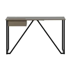 WOOOD Bureautafels|New Julius Bureau Dennenhout Mud 126cm