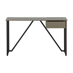 WOOOD Bureautafels|New Julius Bureau Dennenhout Mud 126cm