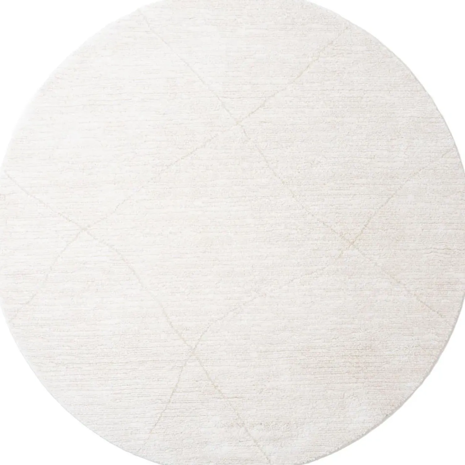 Decor 88 Vloerkleden|Nica vloerkleed Crème Rond 200x200cm