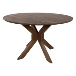 Mysons Eettafels|Nikki Eetkamertafel rond Acaciahout bruin 130 cm