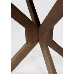 Mysons Eettafels|Nikki Eetkamertafel rond Acaciahout bruin 150 cm