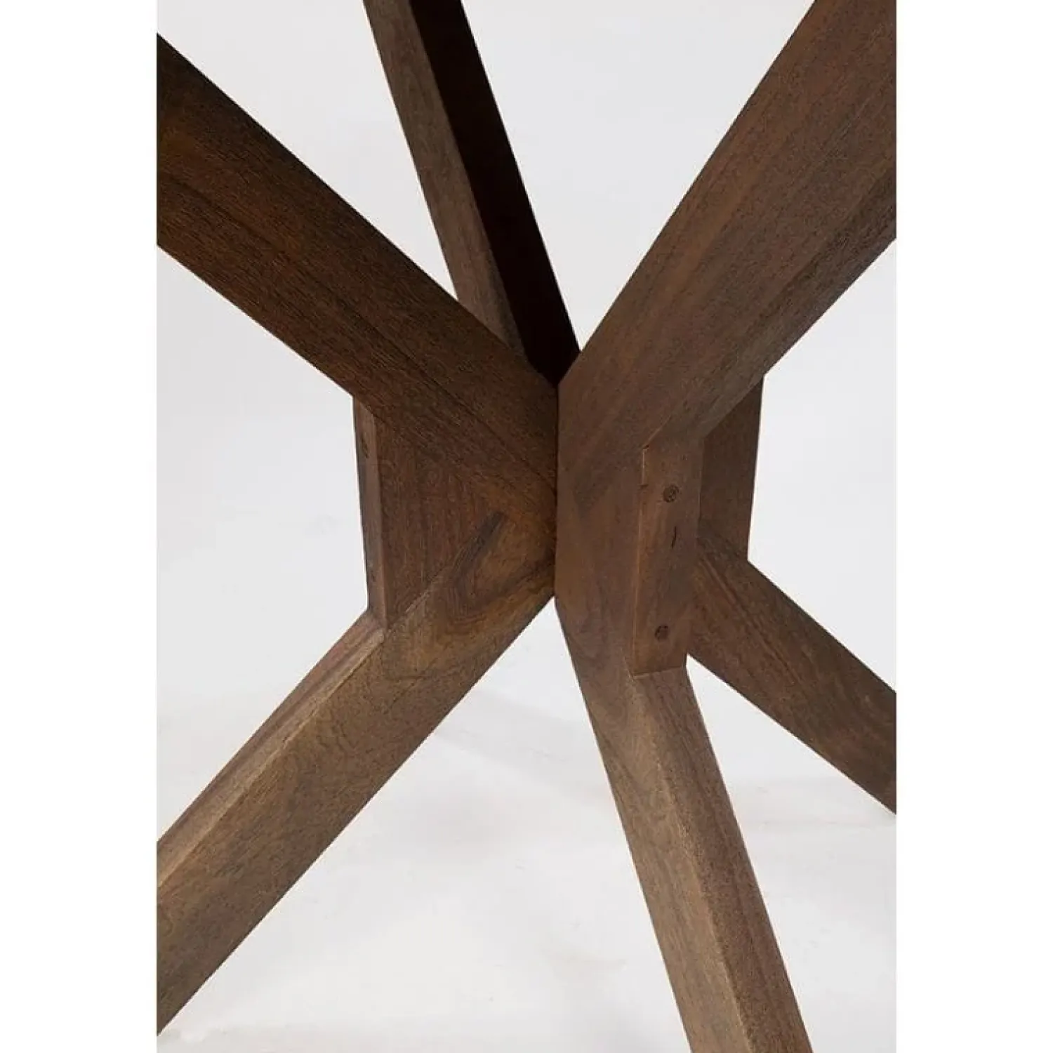 Mysons Eettafels|Nikki Eetkamertafel rond Acaciahout bruin 150 cm