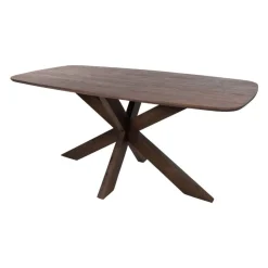 Mysons Eettafels|Nikki Eettafel deens ovaal Bruin Acaciahout bruin 200 cm