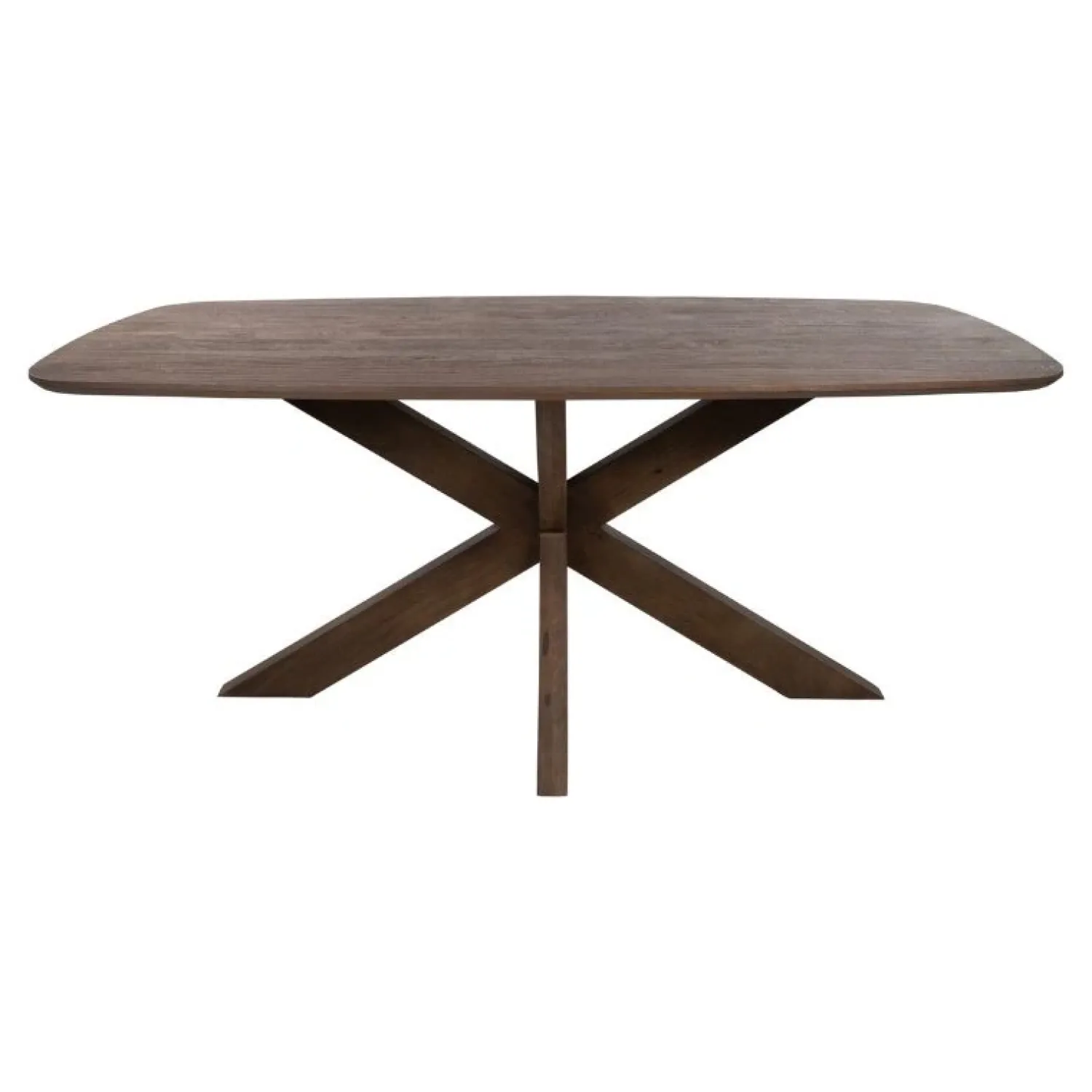 Mysons Eettafels|Nikki Eettafel deens ovaal Bruin Acaciahout bruin 200 cm