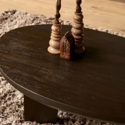 Furndea Eettafels|Niko Salontafel Organisch Bruin Eiken 130cm