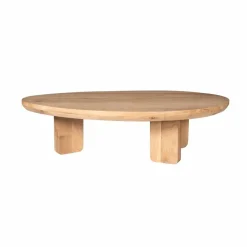 Furndea Eettafels|Niko Salontafel Organisch Naturel Eiken 130cm