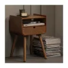 WOOOD Nachtkastjes|Industriele Kasten|Nils Nachtkastje Hout Naturel 36cm