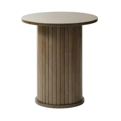 LykkeHome Bijzettafels|Nita bijzettafel donkerbruin 50cm