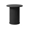 LykkeHome Bijzettafels|Nita bijzettafel zwart 50cm