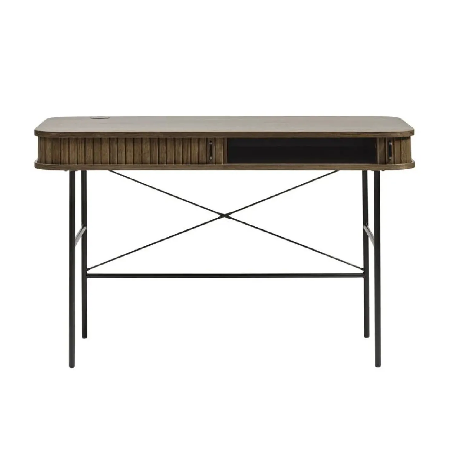 LykkeHome Bureautafels|Nita bureautafel donkerbruin 120cm