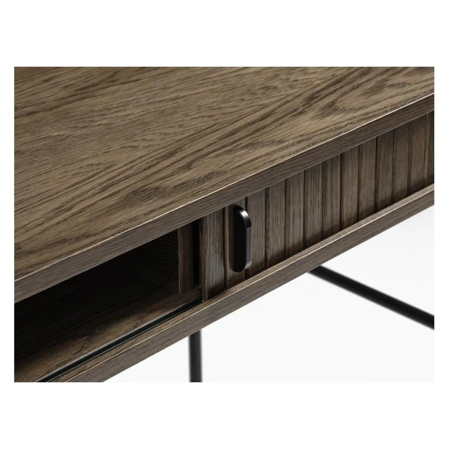 LykkeHome Bureautafels|Nita bureautafel donkerbruin 120cm