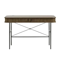 LykkeHome Bureautafels|Nita bureautafel donkerbruin 120cm
