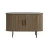 LykkeHome Dressoirs|Industriele Kasten|Nita Dressoir Donkerbruin 120cm