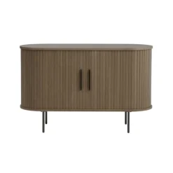 LykkeHome Dressoirs|Industriele Kasten|Nita Dressoir Donkerbruin 120cm