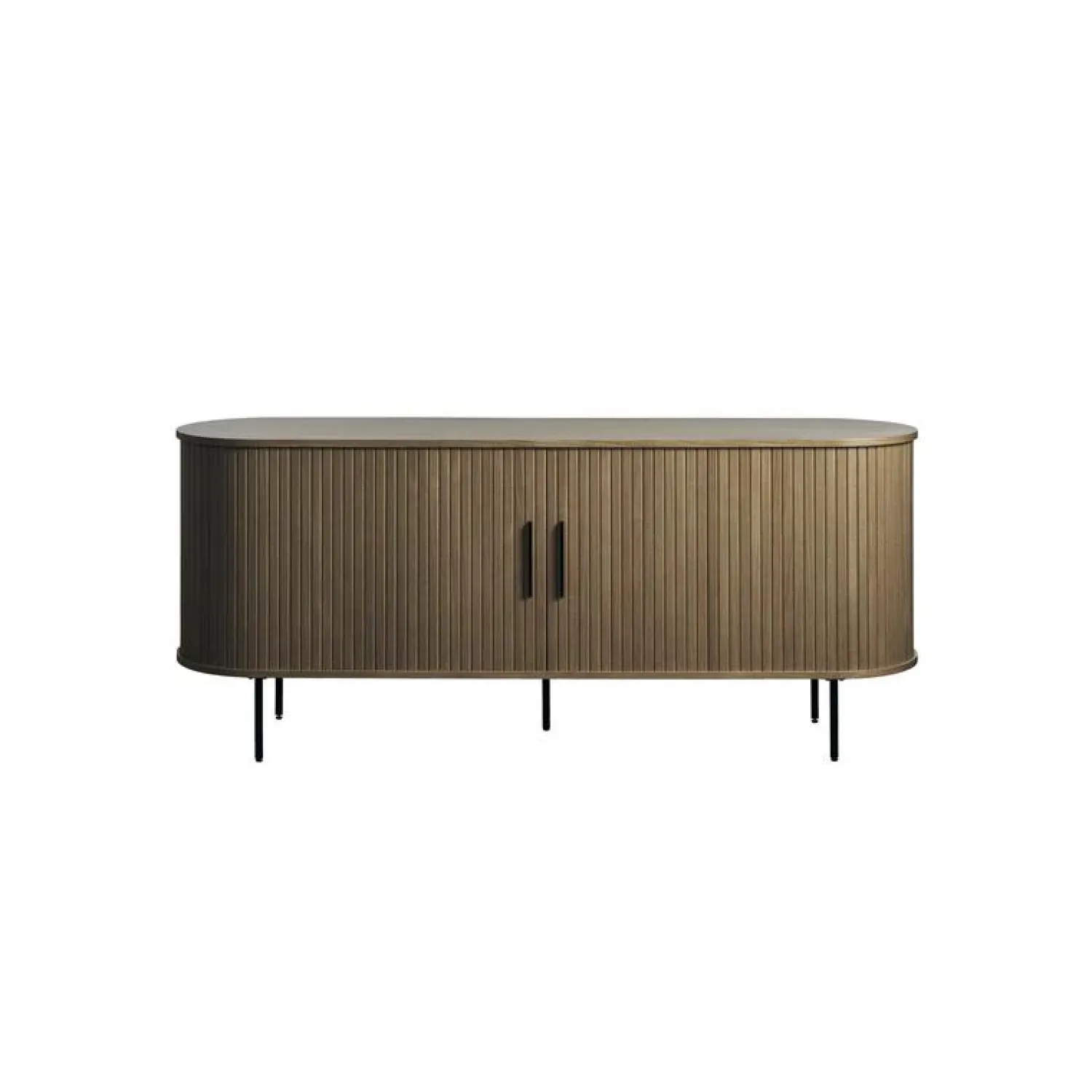 LykkeHome Dressoirs|Industriele Kasten|Nita Dressoir donkerbruin 180 cm