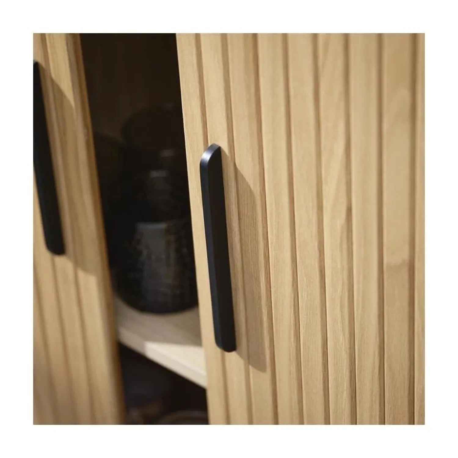 LykkeHome Dressoirs|Industriele Kasten|Nita dressoir naturel 140cm