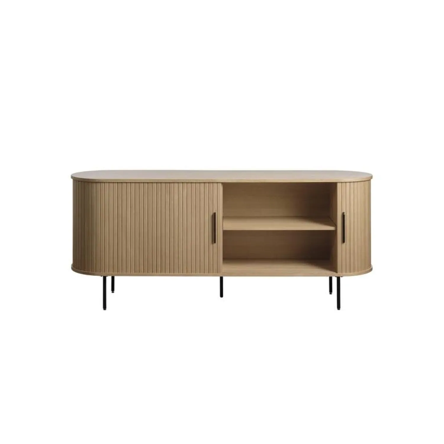 LykkeHome Dressoirs|Industriele Kasten|Nita Dressoir naturel 180cm