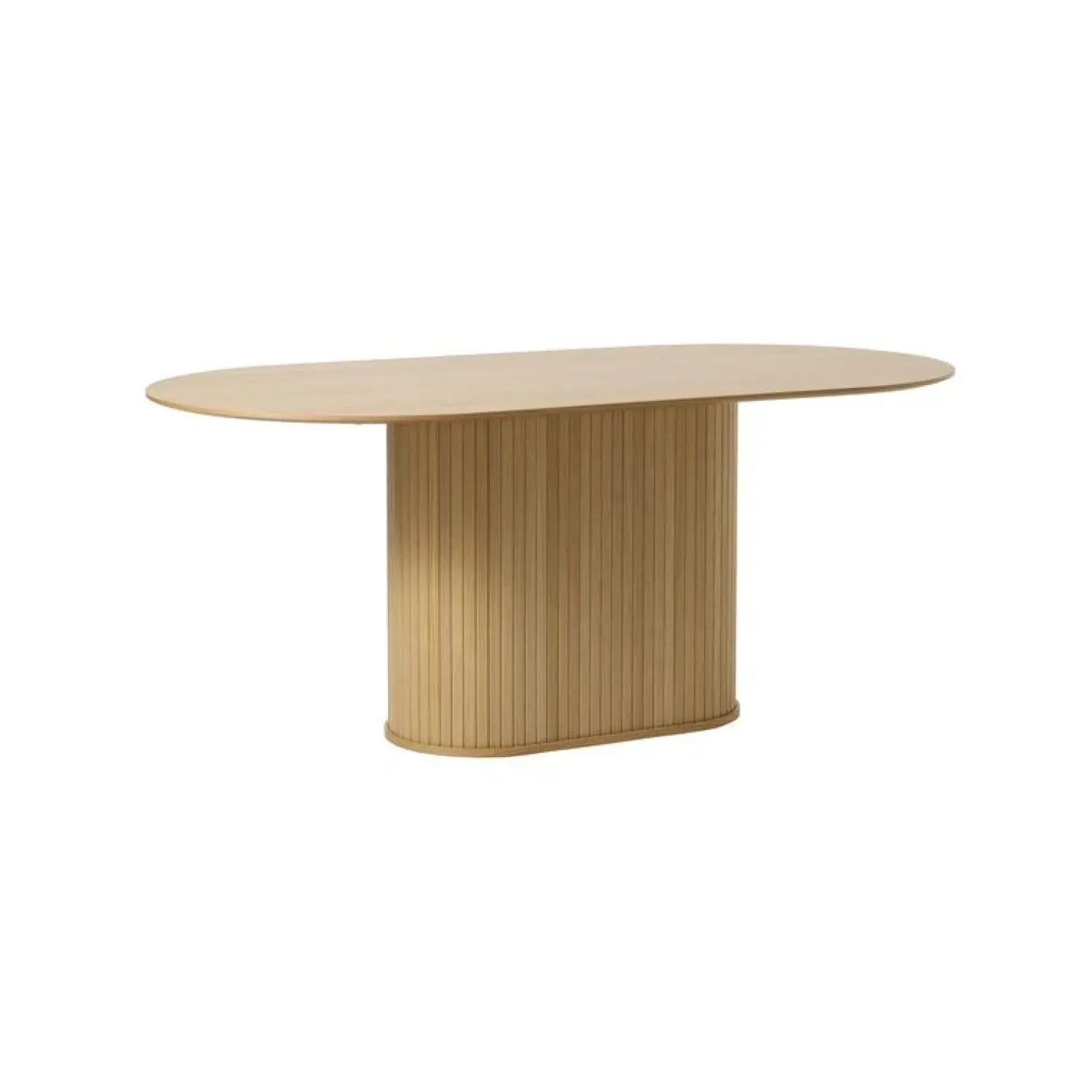LykkeHome Eettafels|Nita Eettafel Ovaal Naturel 180cm