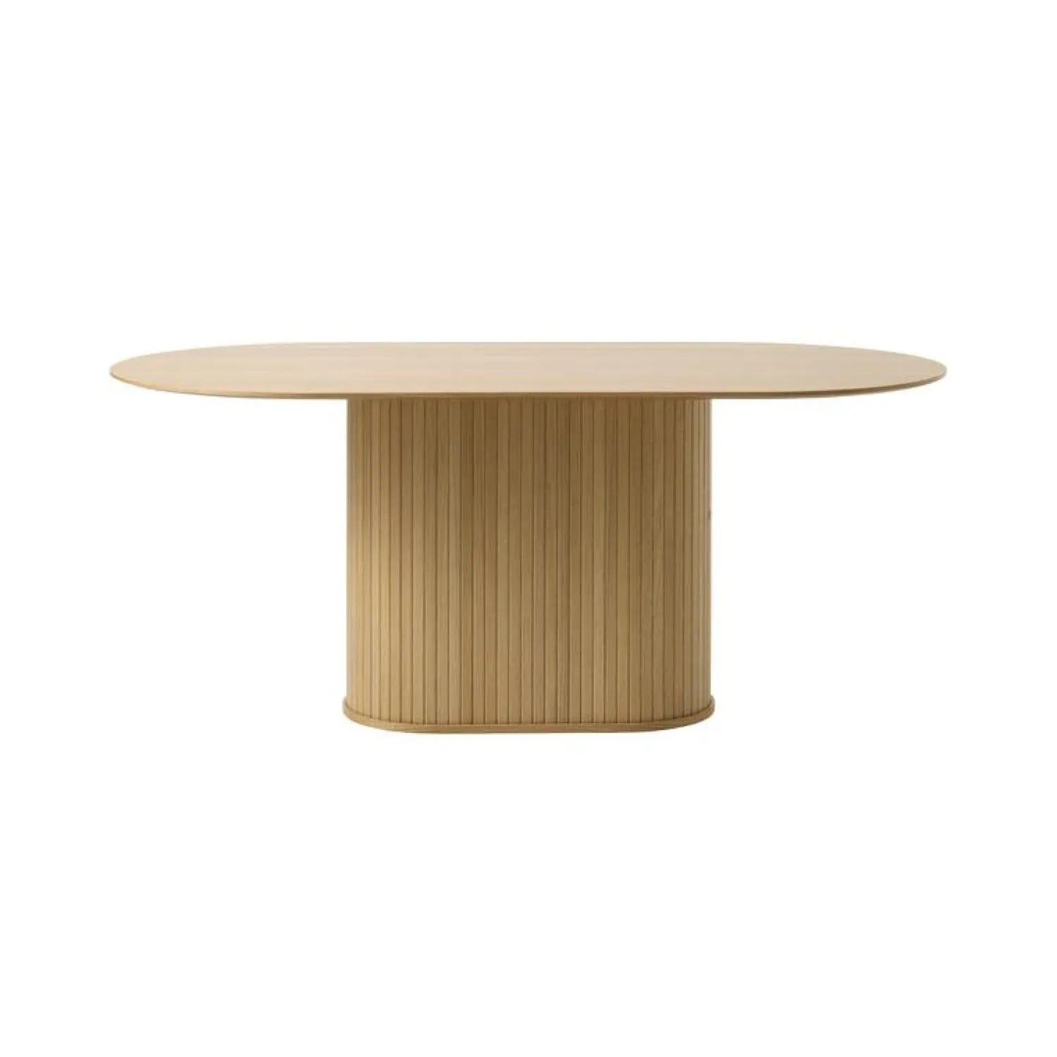 LykkeHome Eettafels|Nita Eettafel Ovaal Naturel 180cm