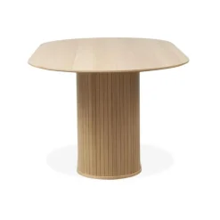LykkeHome Eettafels|Nita Eettafel Ovaal Naturel 180cm