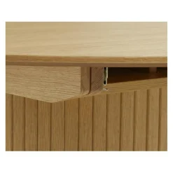 LykkeHome Eettafels|Nita Eettafel rond uitschuifbaar Naturel 120-167 cm