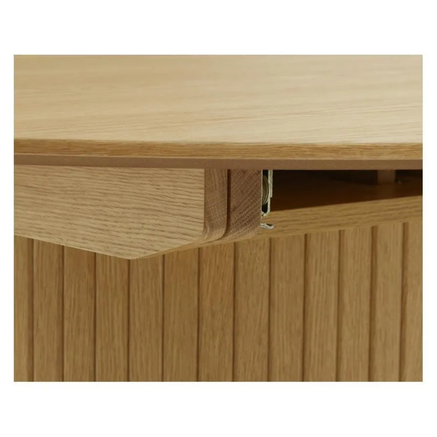 LykkeHome Eettafels|Nita Eettafel rond uitschuifbaar Naturel 120-167 cm