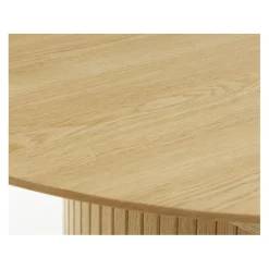 LykkeHome Eettafels|Nita Eettafel rond uitschuifbaar Naturel 120-167 cm