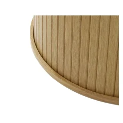 LykkeHome Eettafels|Nita Eettafel rond uitschuifbaar Naturel 120-167 cm