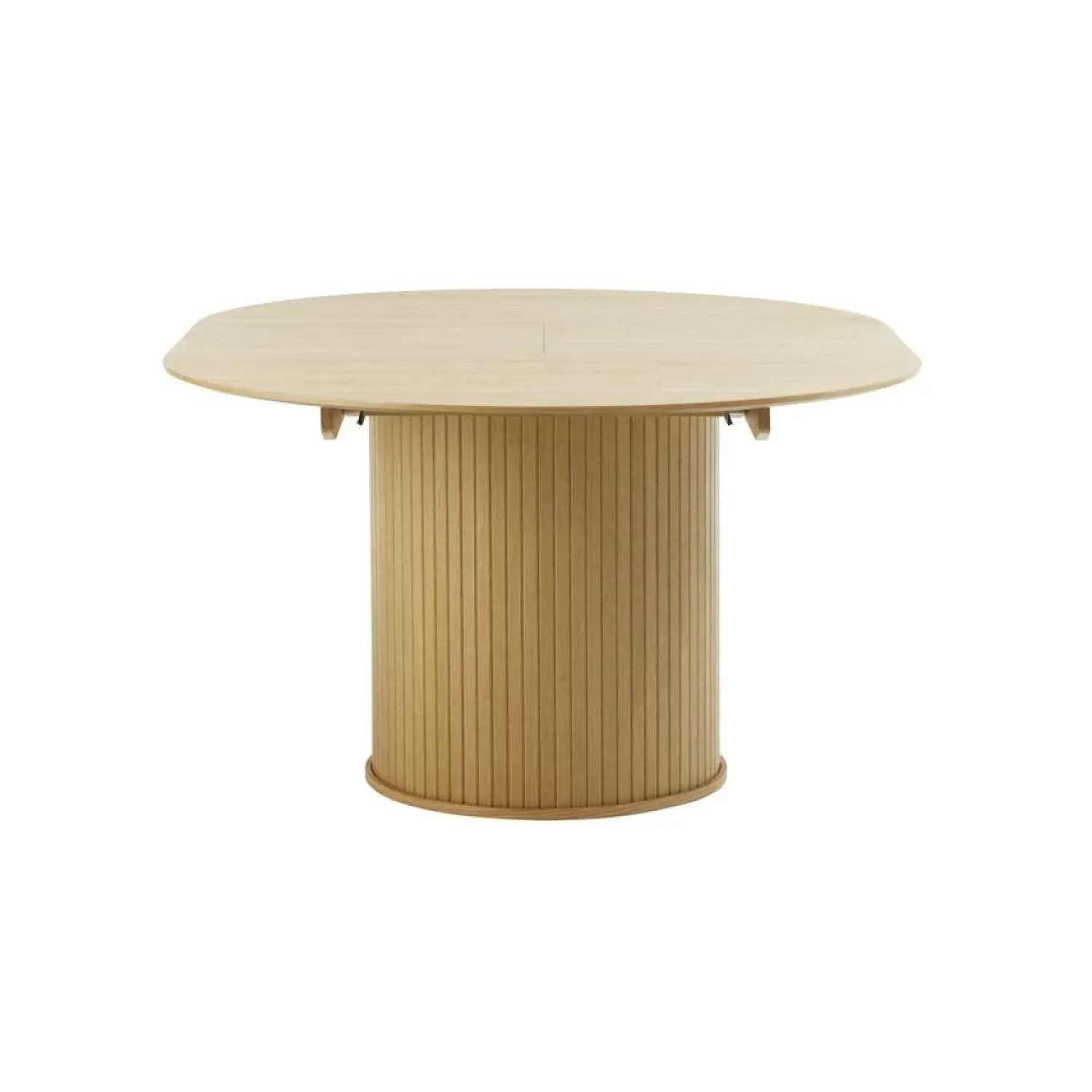 LykkeHome Eettafels|Nita Eettafel rond uitschuifbaar Naturel 120-167 cm