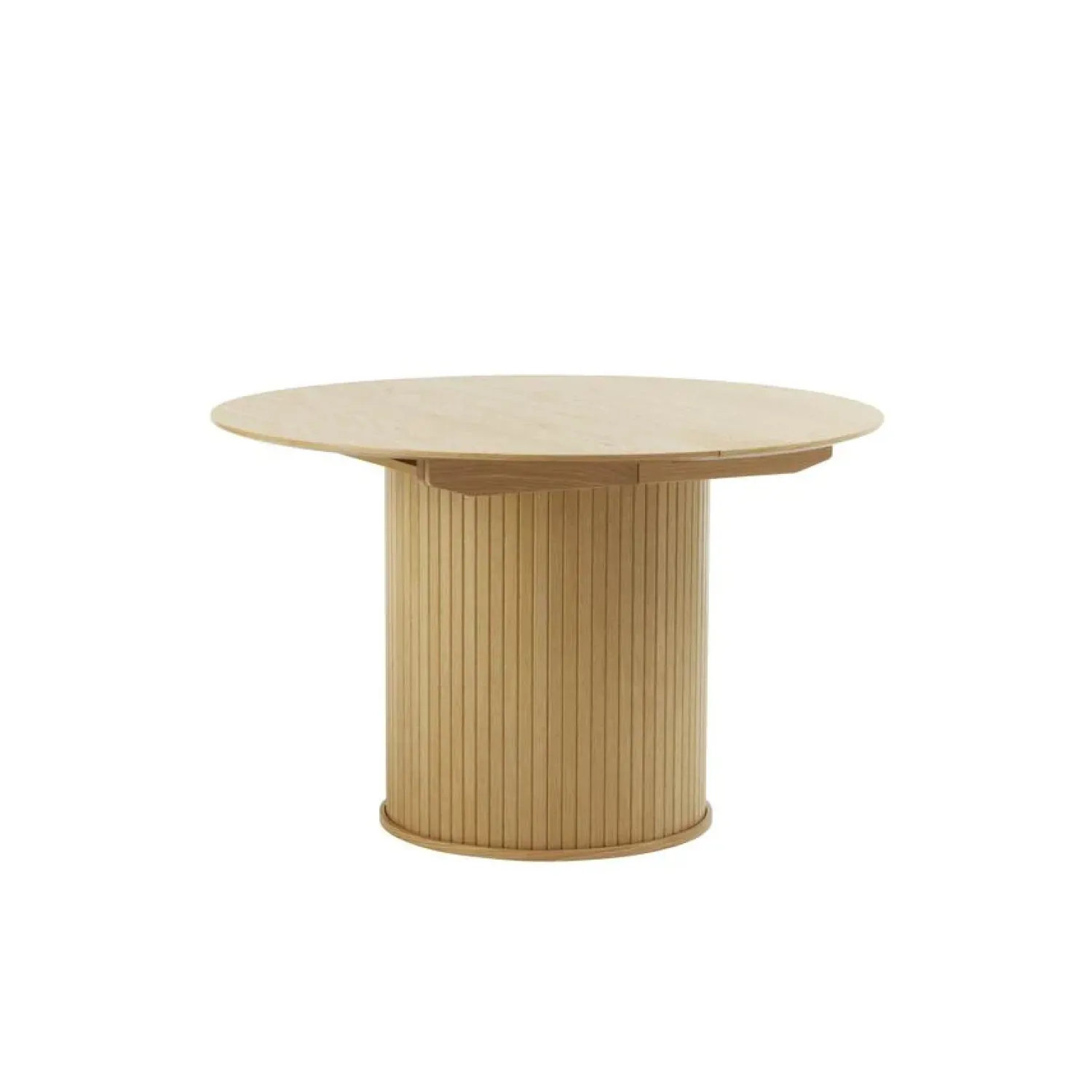 LykkeHome Eettafels|Nita Eettafel rond uitschuifbaar Naturel 120-167 cm