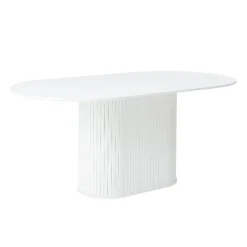 LykkeHome Eettafels|Nita Eettafel Wit ovaal 180cm