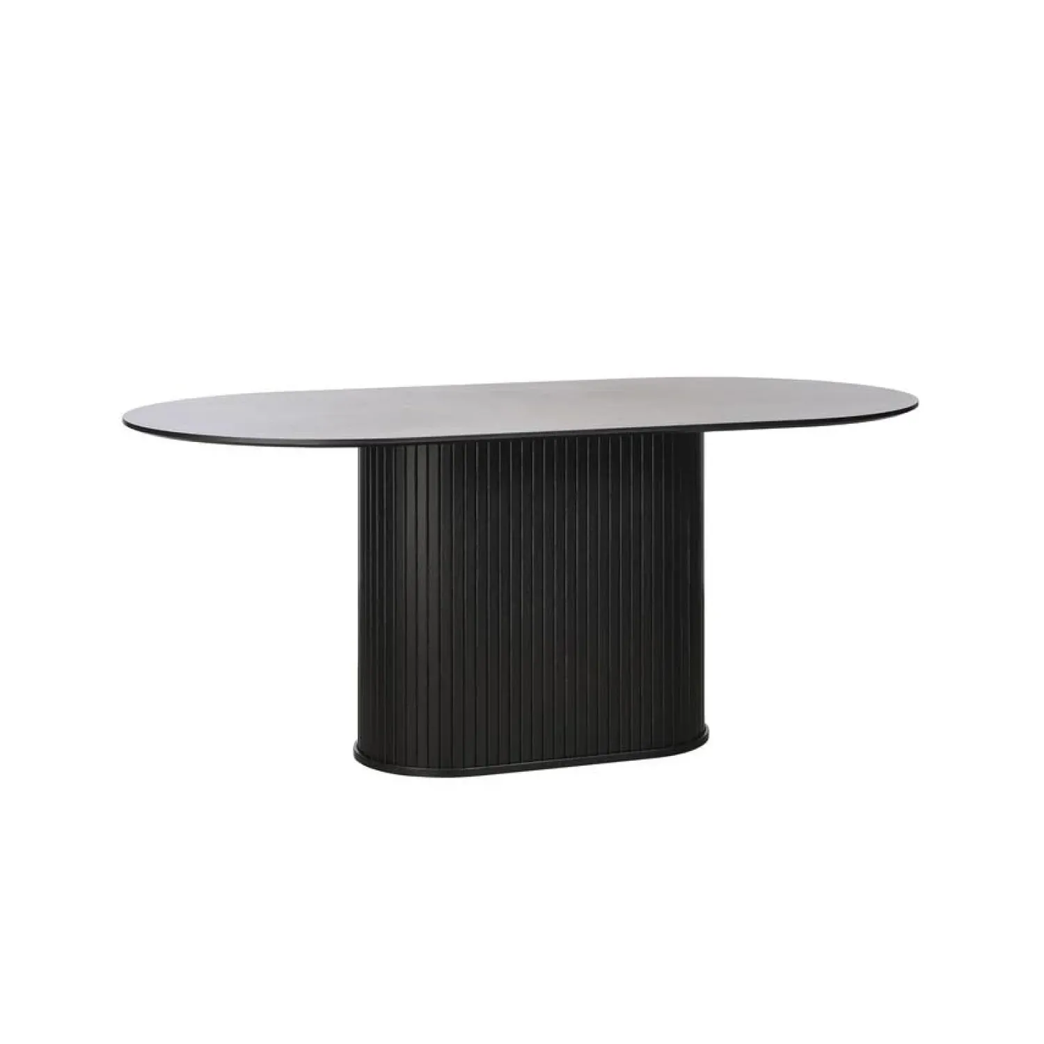 LykkeHome Eettafels|Nita Eettafel zwart ovaal 180cm