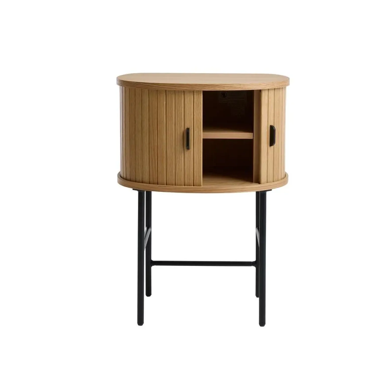 LykkeHome Nachtkastjes|Industriele Kasten|Nita Nachtkastje Naturel 50cm