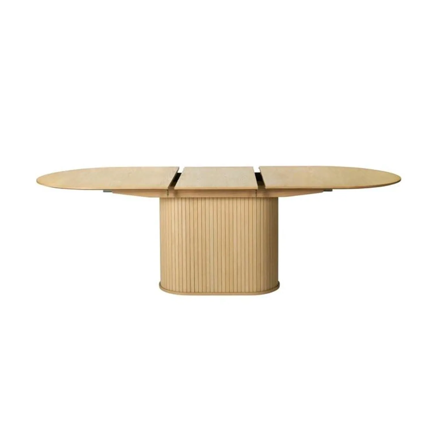 LykkeHome Eettafels|Nita ovale uitschuifbare eettafel naturel 180-230cm