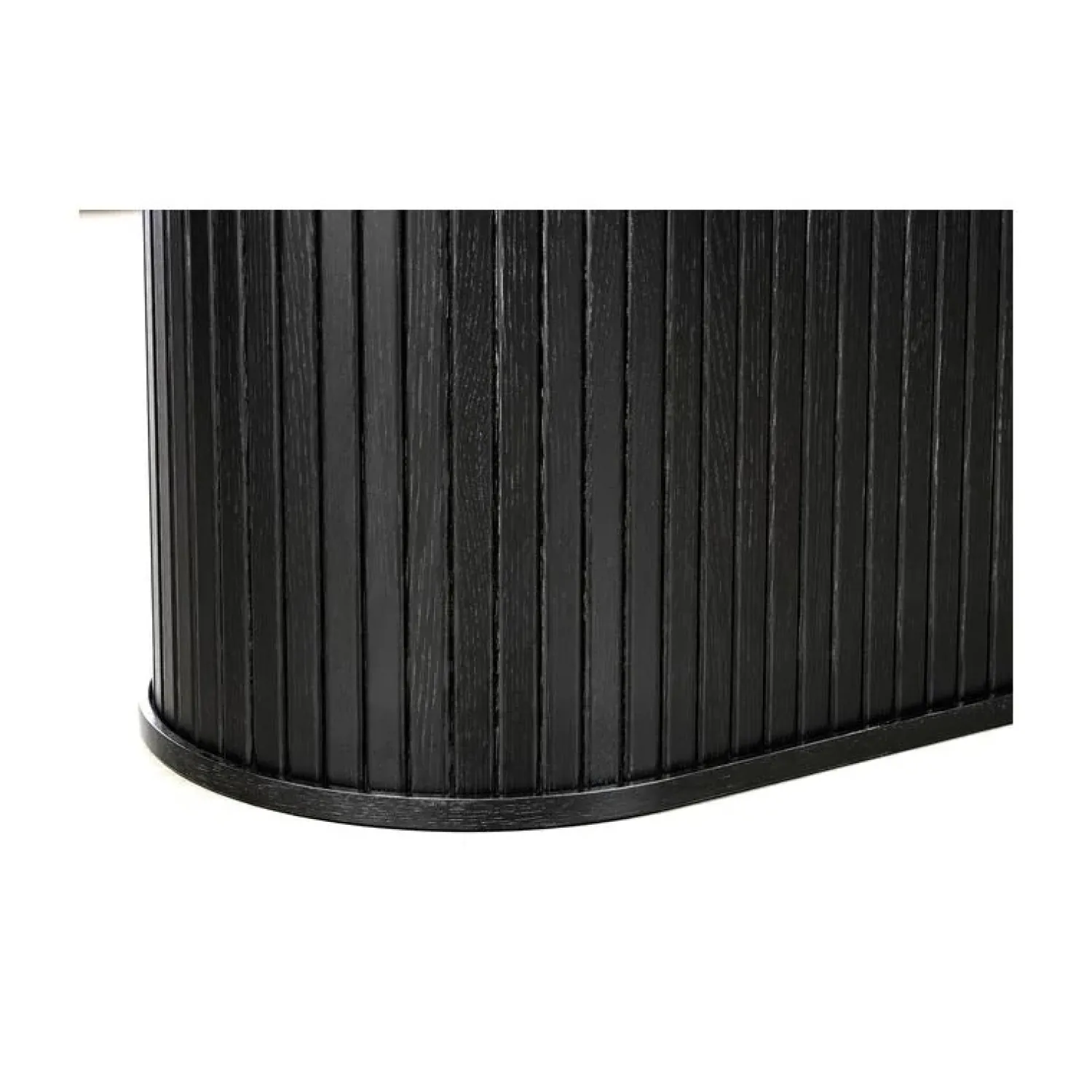 LykkeHome Eettafels|Nita ovale uitschuifbare eettafel zwart 180-230cm