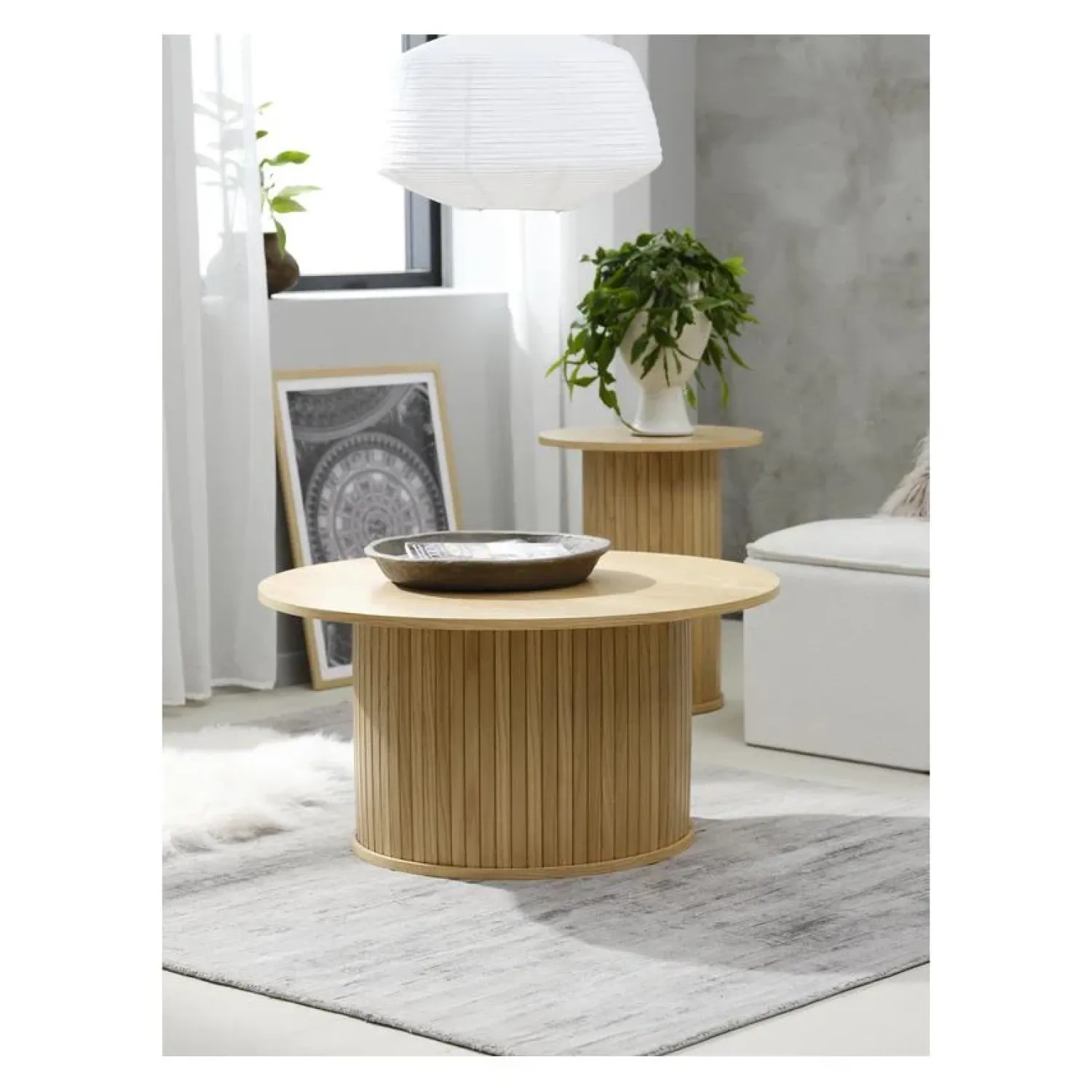 LykkeHome Salontafels|Nita salontafel naturel 90cm
