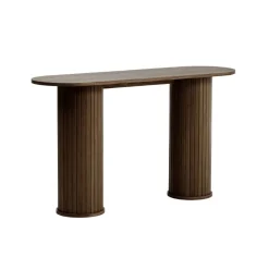 LykkeHome Sidetables|Nita Sidetable Donkerbruin 130cm