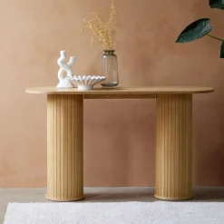 LykkeHome Sidetables|Nita Sidetable Naturel 130cm
