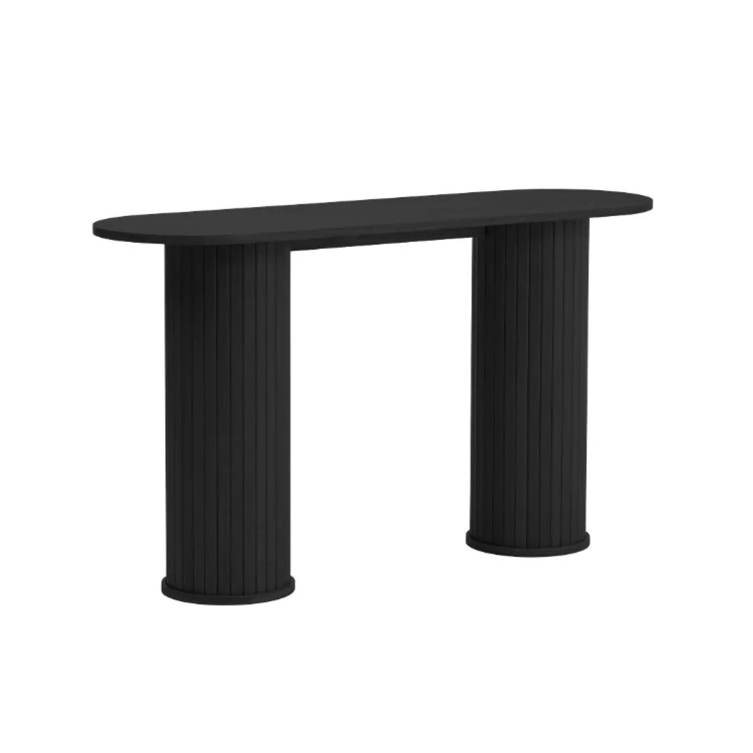 LykkeHome Sidetables|Nita Sidetable Zwart 130cm