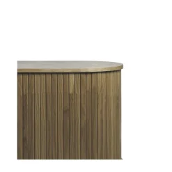 LykkeHome Industriele Kasten|Tv Meubels|Nita Tv meubel donkerbruin 180 cm