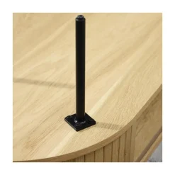 LykkeHome Industriele Kasten|Tv Meubels|Nita Tv meubel naturel 180cm