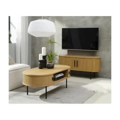 LykkeHome Industriele Kasten|Tv Meubels|Nita TV meubel naturel 120cm